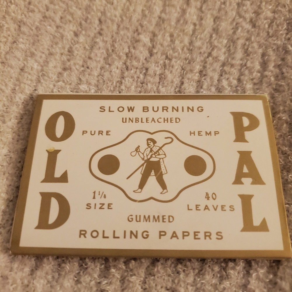 NEW! VINTAGE, OLD PAL Pure Hemp Rolling Papers
